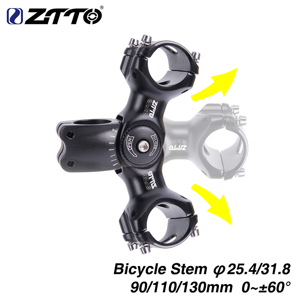 Mountain Biking Xc - ZTTO Attacco Manubrio Regolabile per Bicicletta