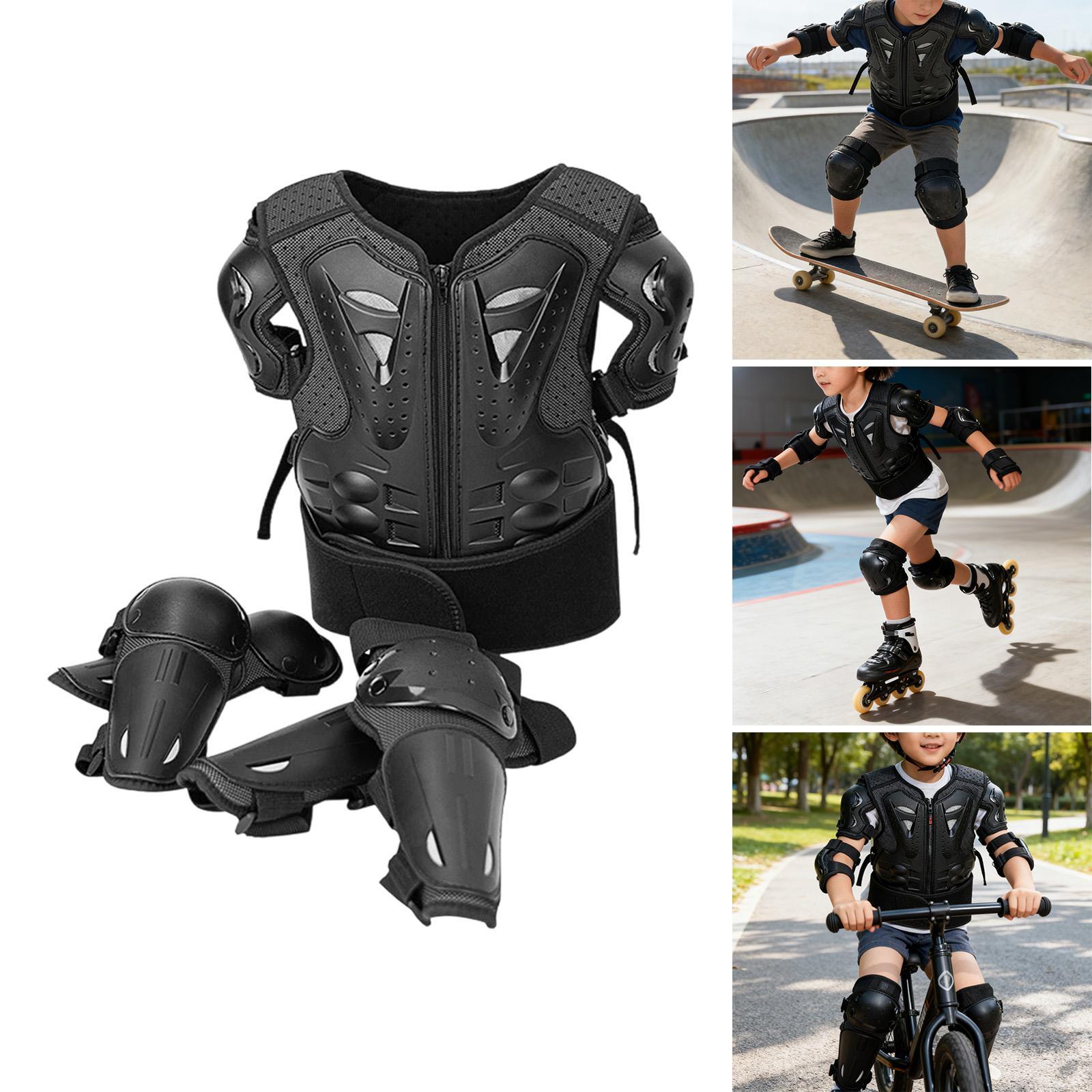 Mountain Biking Chest Protector - Tuta protettiva unisex per bambini, ideale