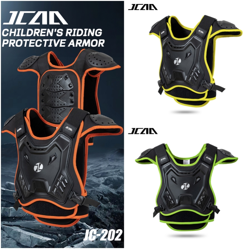 Mountain Biking Chest Protector - JCAA Protezione Toracica per Bambini con