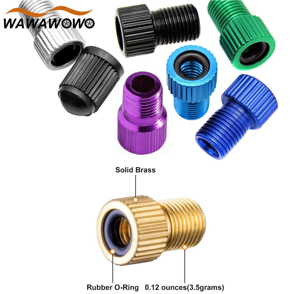 Mountain Biking In French - 1Set adattatore per valvola Presta, adattatore