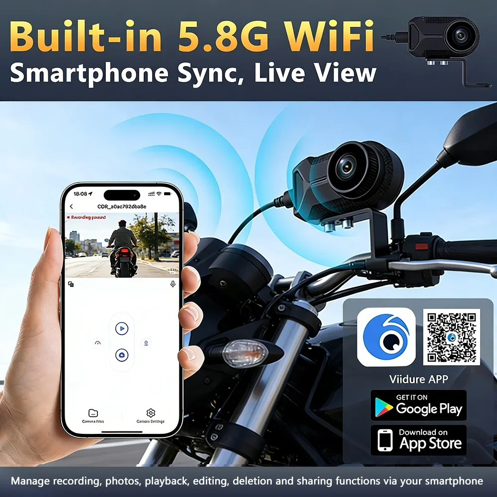 Nuova Dash Cam per Moto 2K QHD - Mountain Biking Images recensione e prezzo