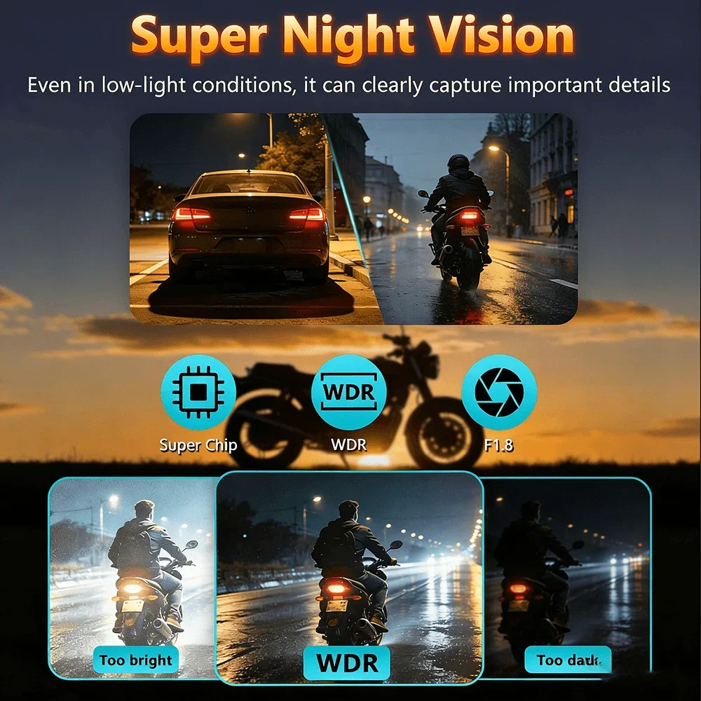 Nuova Dash Cam per Moto 2K QHD - Mountain Biking Images recensione e prezzo