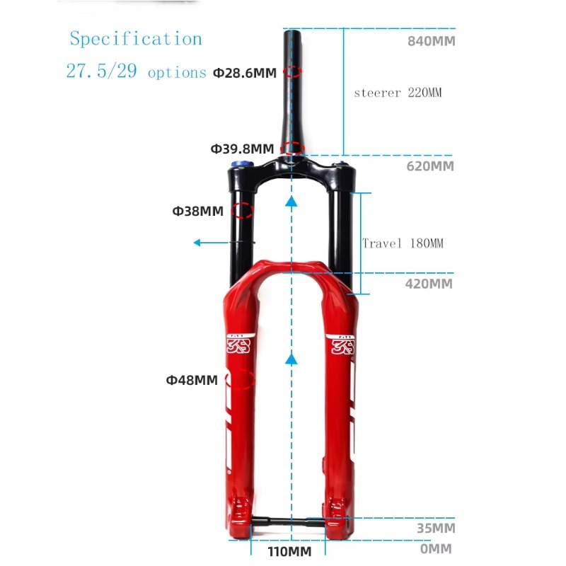 Forcella Anteriore MTB con Sos - Mtb Fork Air recensione e prezzo