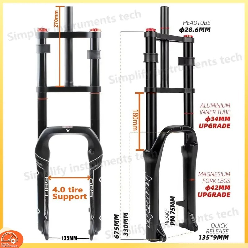 Forcella anteriore per bici co - Mtb Fork Air recensione e prezzo