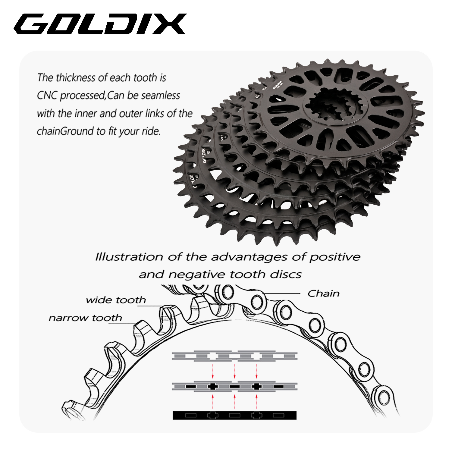 Guarnitura GOLDIX per mountain - Mountain Biking Xc recensione e prezzo