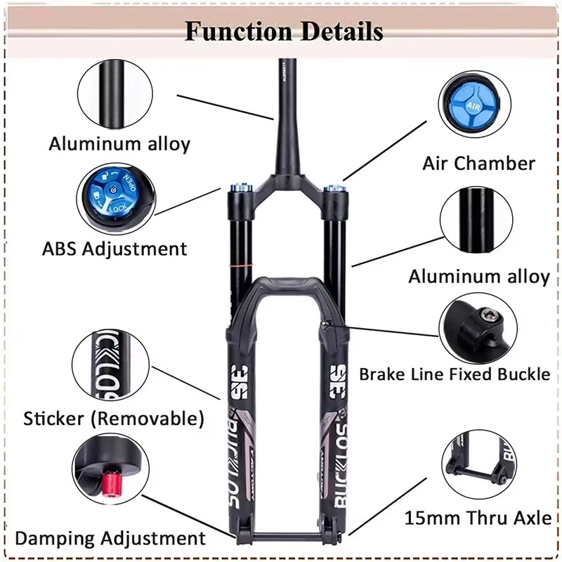 BUCKLOS Forcella Anteriore MTB - Mtb Fork Air recensione e prezzo