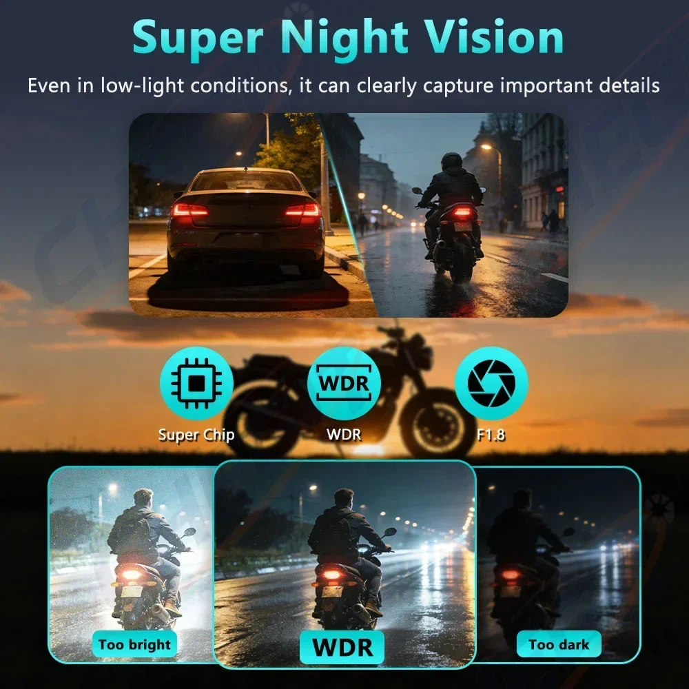 Dash Cam per Moto 2K HD, Scato - Mountain Biking Images recensione e prezzo