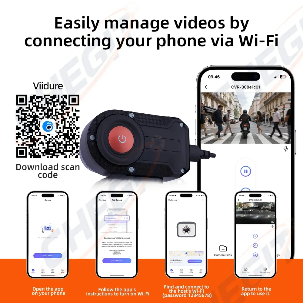 DVR per Moto 2K HD WiFi con Te - Mountain Biking Images recensione e prezzo