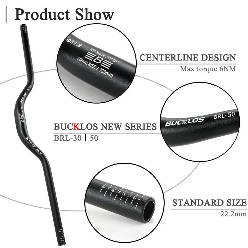 BUCKLOS 31.8 MILLIMETRI Manubr - Mountain Biking Xc recensione e prezzo